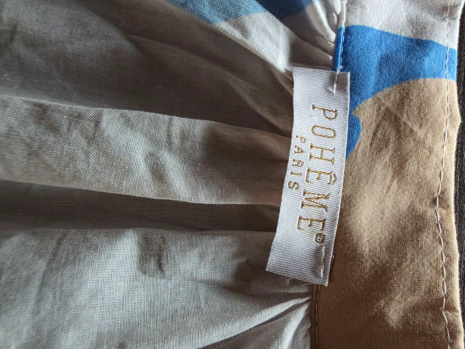 Camisa oversize Pohème Paris - Padrão abstrato/floral tamanho único – photo 6